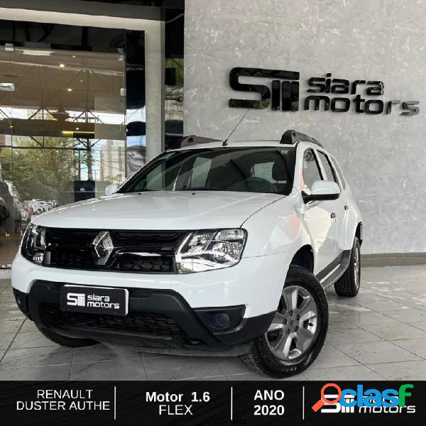 RENAULT DUSTER AUTHENT. 1.6 FLEX 16V AUT. BRANCO 2020 1.6