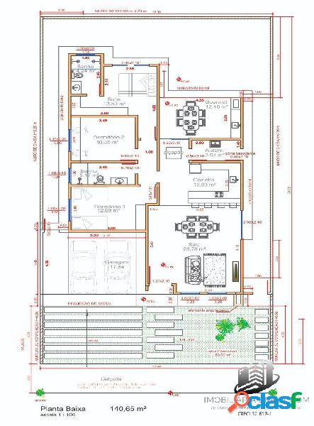 Casa em construção à venda no Condomínio Terras do Vale