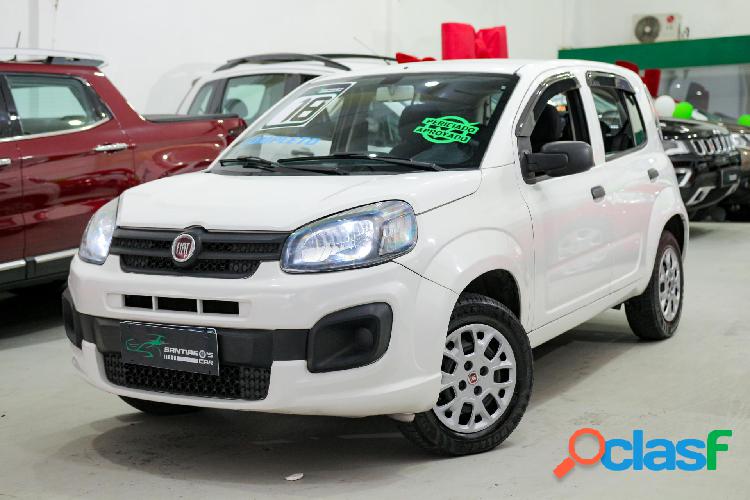 FIAT UNO DRIVE 1.0 FLEX 6V 5P BRANCO 2018 1.0 FLEX