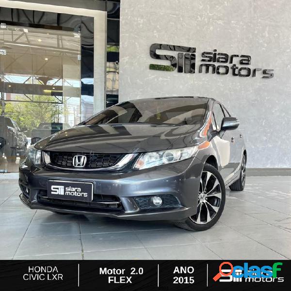 HONDA CIVIC SEDAN LXR 2.0 FLEXONE 16V AUT. 4P CINZA 2015 2.0