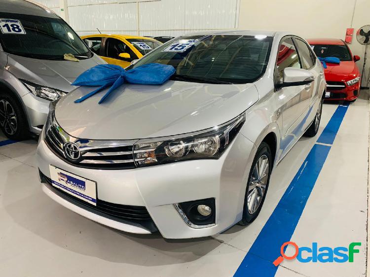 TOYOTA COROLLA XEI 20 FLEX PRATA 2015 2.0 FLEX