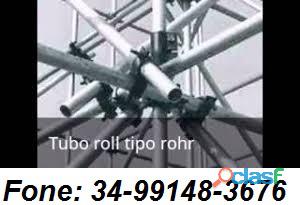 Andaimes tubo roll tipo rohr Hortolândia SP, andaimes tubo