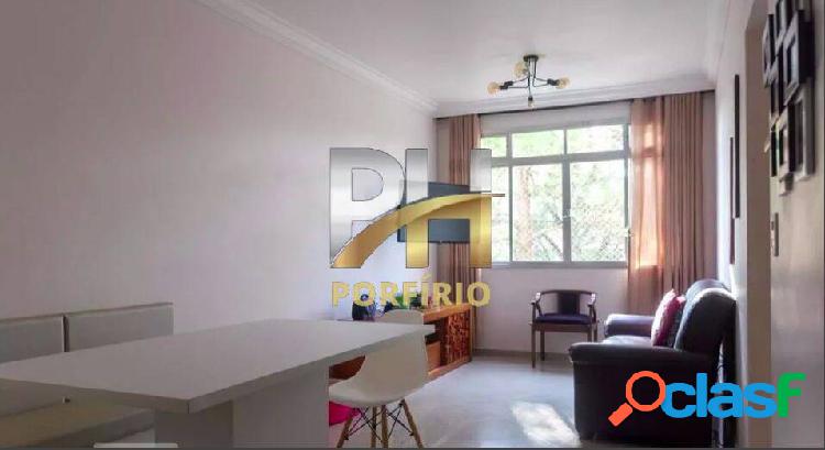 Apartamento 67m², 2 dormitórios, 2 banheiros, 1 vaga de