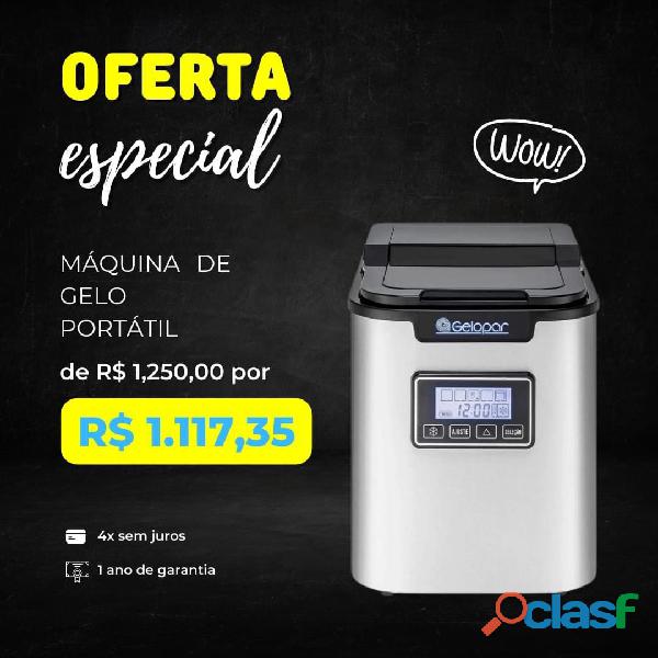 Maquina de Gelo Portatil Gelopar