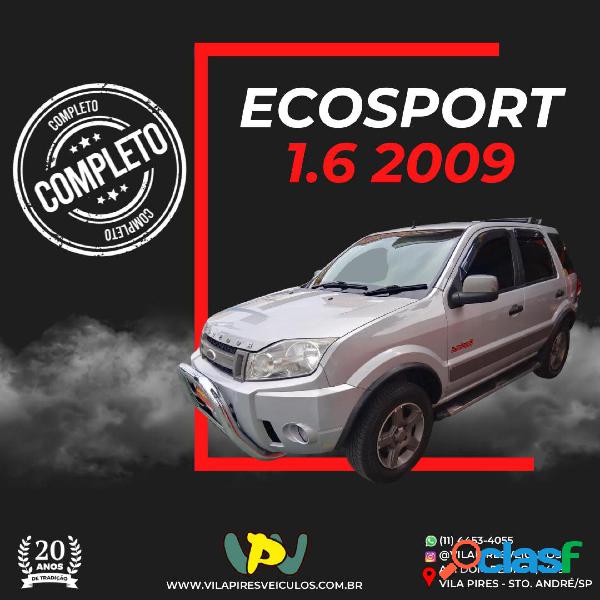 FORD ECOSPORT XLT 1.6 1.6 FLEX 8V 5P PRATA 2009 1.6 FLEX