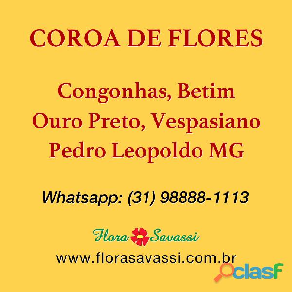 Floricultura coroa de flores em Congonhas, Betim, Ouro