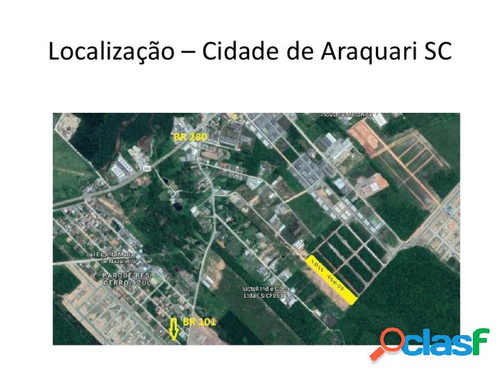 Terreno - Área industrial, para Venda em Araquari/SC