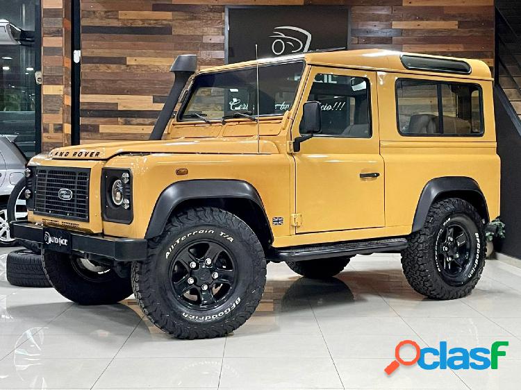 LAND ROVER DEFENDER 90 TDI HARD TOP DIESEL AMARELO 1999 2.5