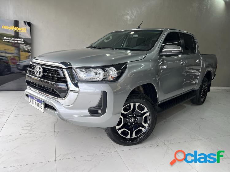 TOYOTA HILUX SRV CD 2.7 FLEX 4X2 PRATA 2021 2.7 FLEX