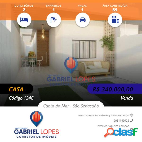 Casa individual- Bairro Canto do Mar -São Sebastião-SP