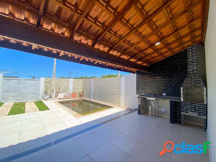 Casa nova com piscina 2 dorms - Bairro Jamaica - Itanhaém