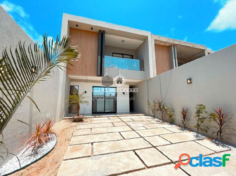 Casas duplex de luxo com 04 quartos no Eusébio