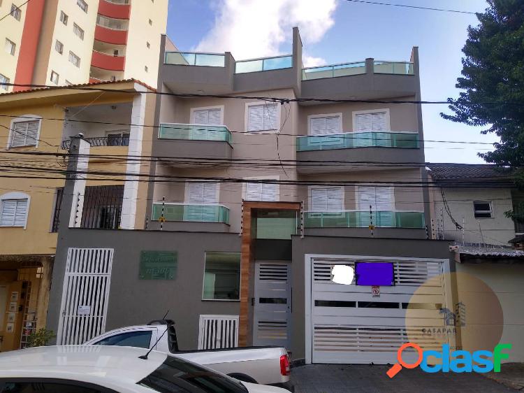 Cobertura Nunca Habitada, 106m² com 2 Dorms e Quintal com