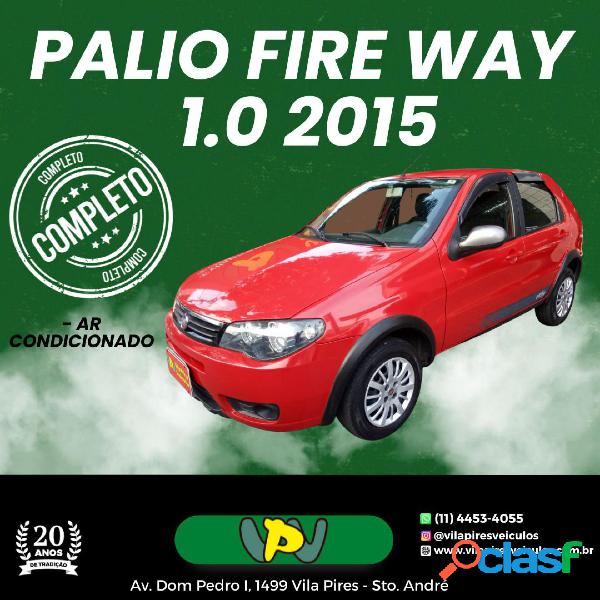 FIAT PALIO WAY 1.0 FIRE FLEX 8V 5P VERMELHO 2015 1.0 FLEX