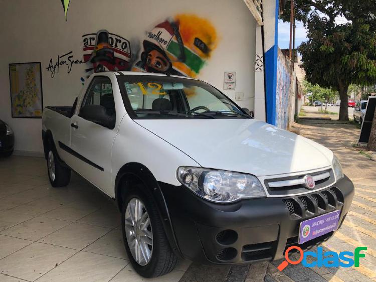 FIAT STRADA 1.4 MPI FIRE FLEX 8V CS BRANCO 2012 1.4 FLEX