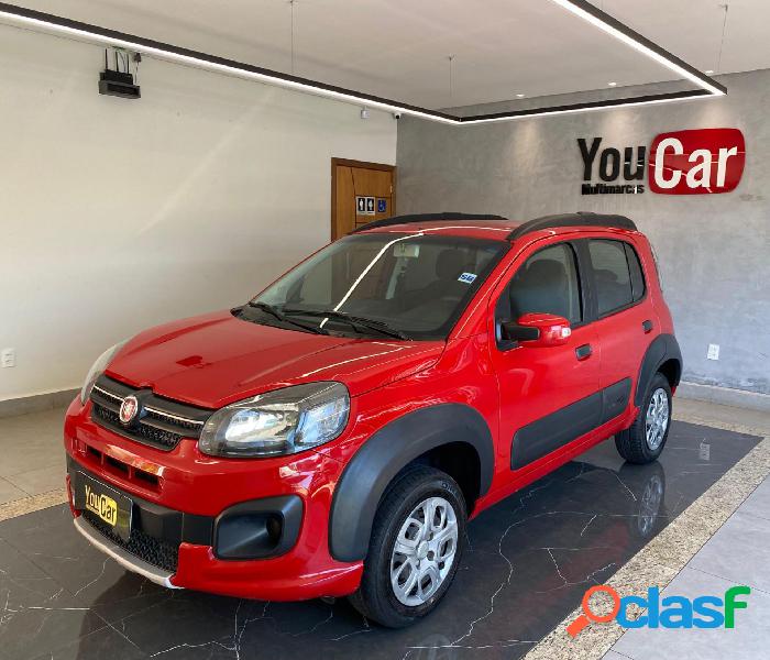 FIAT UNO WAY 1.0 FLEX 6V 5P VERMELHO 2018 1.0 FLEX