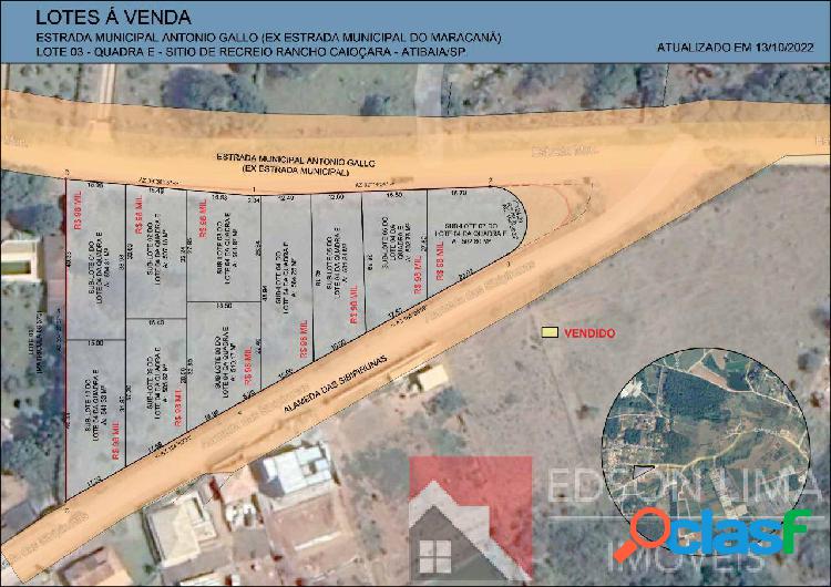 Jardim Maracanã - Lotes com 500 m² - Ótima localização