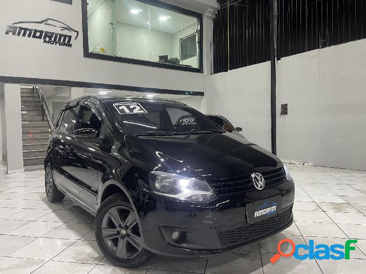VOLKSWAGEN FOX 1.6 MI TOTAL FLEX 8V 5P PRETO 2012 1.6 FLEX