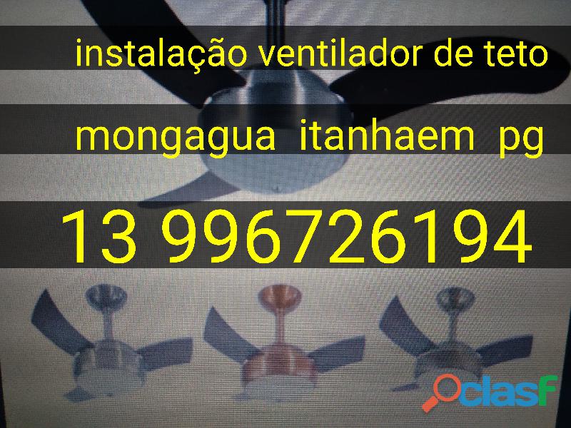 ventilador de teto instalação mongagua itanhaem 13