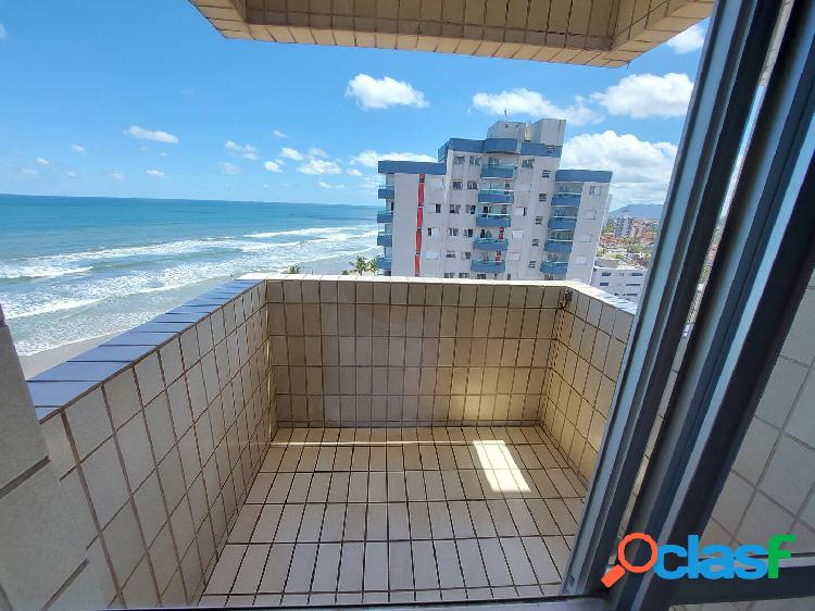 Lindo apartamento 2 dorms com vista livre para o mar