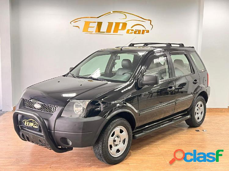 FORD ECOSPORT XL 1.6 1.6 FLEX 8V 5P PRETO 2007 1.6 FLEX