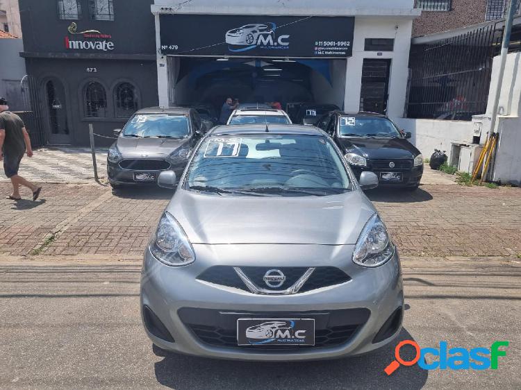 NISSAN MARCH S 1.0 12V FLEX 5P CINZA 2017 1.0 FLEX