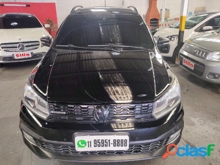 VOLKSWAGEN SAVEIRO CROSS 1.6 T.FLEX 16V CD PRETO 2018 1.6