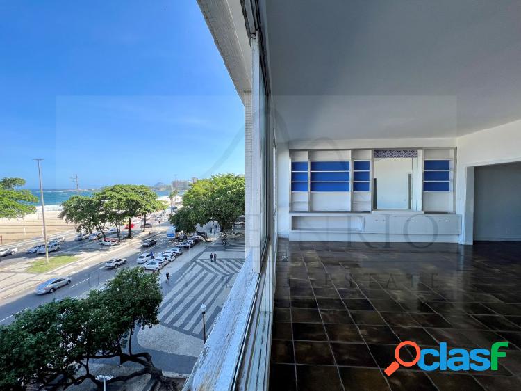 Apartamento à venda em Copacabana no Posto 6 com vista para