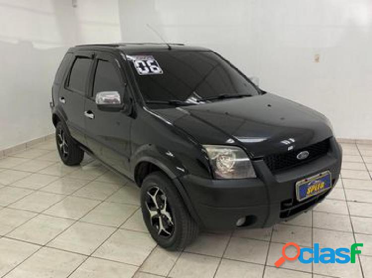 FORD ECOSPORT XLS 1.6 1.6 FLEX 8V 5P PRETO 2006 1.6 FLEX