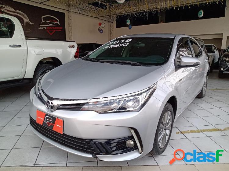 TOYOTA COROLLA GLI 1.8 FLEX 16V AUT. PRATA 2018 1.8 FLEX