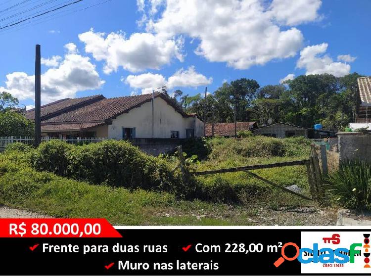 Ótima oportunidade. Terreno na praia de Bal. Barra do Sul -