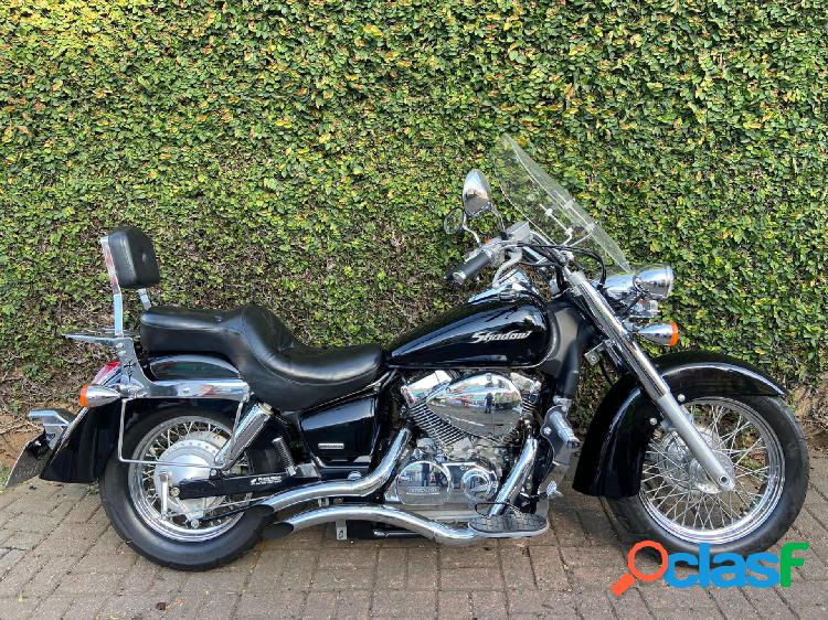 HONDA VT 750 SHADOW PRETO 2006 750 GASOLINA