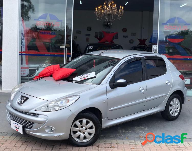 PEUGEOT 207 XR 1.4 FLEX 8V 5P PRATA 2013 1.4 FLEX