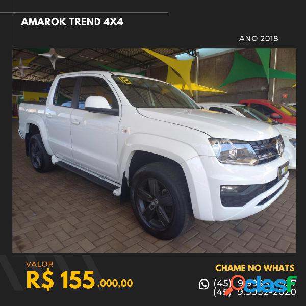 VOLKSWAGEN AMAROK TRENDLINE CD 2.0 TDI 4X4 DIES AUT BRANCO