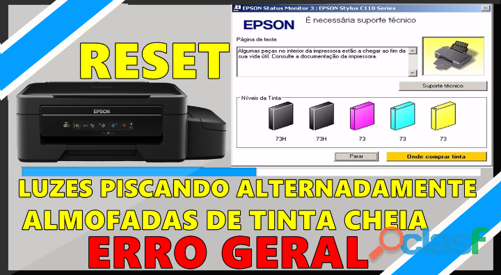 Reset Impressora Epson Fortaleza