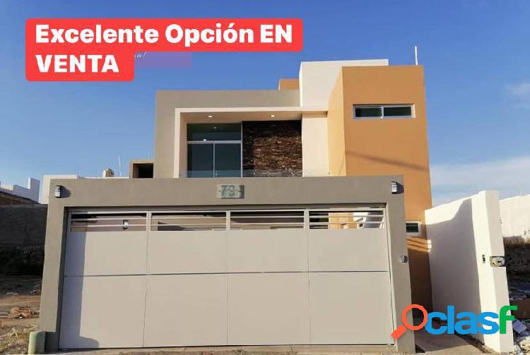 AMPLIA Y LINDA CASA NUEVA EN EXCLUSIVO FRACC. VILLA DE