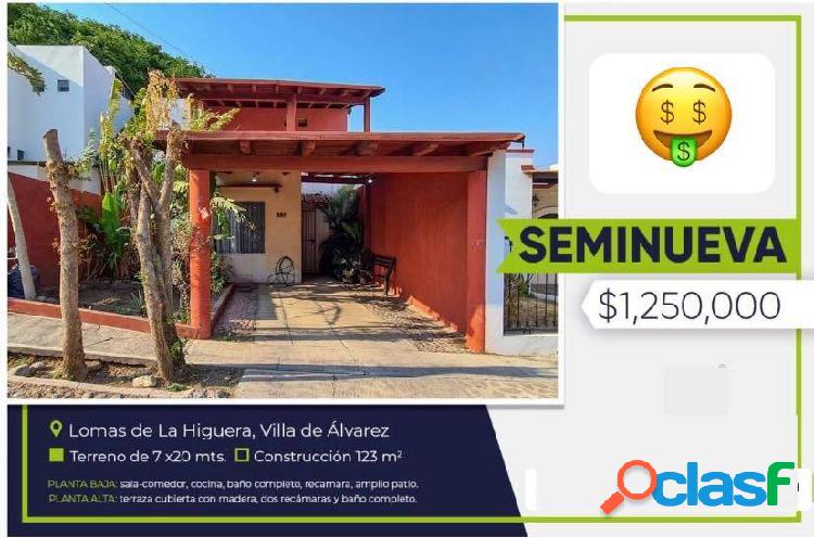 CASA EN VENTA EN LOMAS DE LA HIGUERA VILLA DE ALVAREZ COLIMA