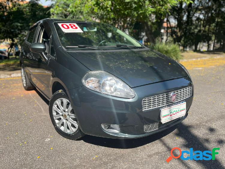 FIAT PUNTO ELX 1.4 FIRE FLEX 8V 5P CINZA 2008 1.4 FLEX