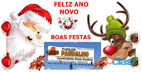 TIJOLOS COM OFERTA DE NATAL PARA JABOATÃO DOS GUARARAPES PE