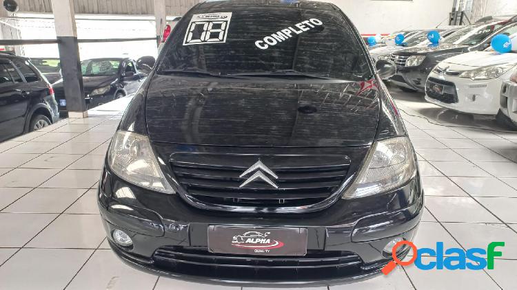CITROEN C3 EXCLUS.EXCL.SOLARIS 1.6 FLEX 16V MEC PRETO 2008