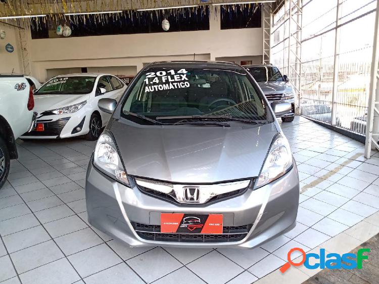 HONDA FIT LX 1.4 1.4 FLEX 8V16V 5P AUT. CINZA 2014 1.4 FLEX