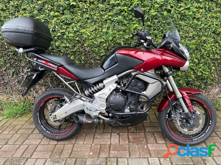 KAWASAKI VERSYS 650CC VERMELHO 2011 650 GASOLINA