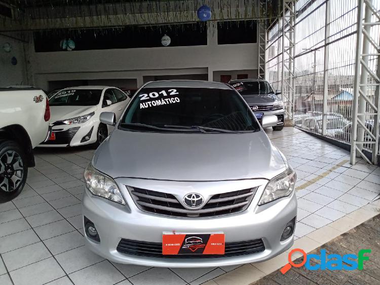 TOYOTA COROLLA GLI 1.8 FLEX 16V AUT. PRATA 2012 1.8 FLEX