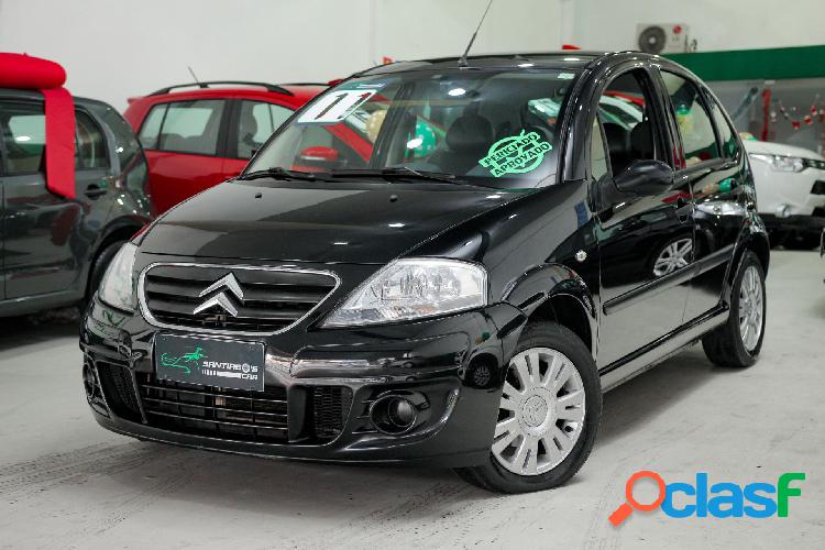 CITROEN C3 EXCLUS.EXCL.SOLARIS 1.6 FLEX 16V MEC PRETO 2011