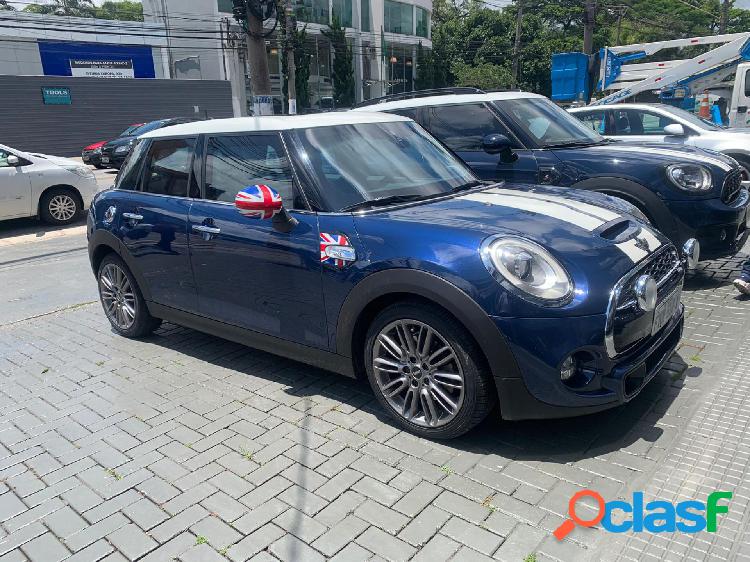MINI COOPER S 2.0 TURBO 16V 5P AUT. AZUL 2015 2.0 GASOLINA