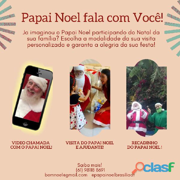 Papai Noel em Brasília: visitas natalinas em residèncias