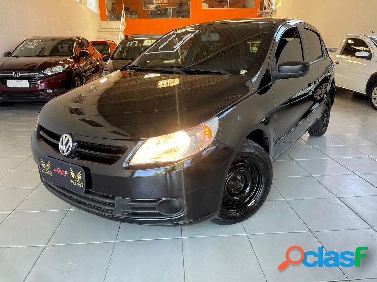 VOLKSWAGEN GOL (NOVO) 1.0 MI TOTAL FLEX 8V 4P PRETO 2011 1.0