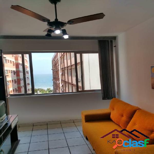 Apartamento 1 dormitório na avenida da Praia em Santos