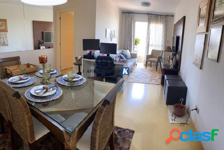 Apartamento p/ VENDA - 77m², 2 dormitórios, 2 banheiros, 2