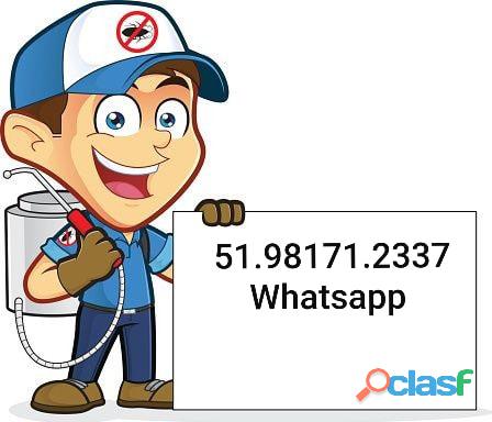 Controle de Pragas Urbanas 51.98171.2337 Whatsapp